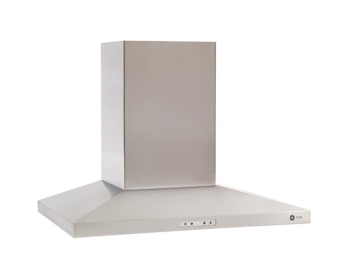GE Profile 30 inch 600 CFM Wall Mount Range Hood with 4-Speed Fan Control in Stainless Steel PVWT930SSV