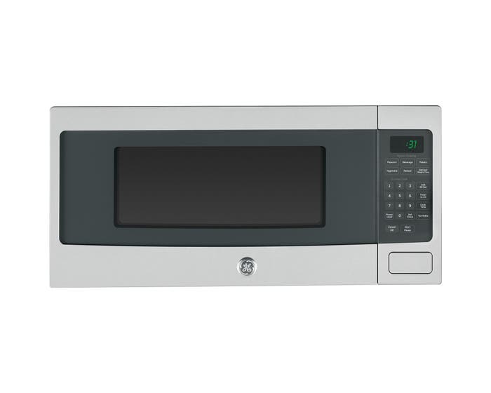 GE Profile 24 inch 1.1 cu.ft. Spacemaker Countertop/Built-in Microwave Oven in Stainless Steel PEM10SFC