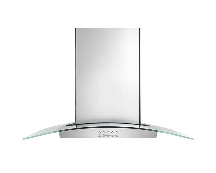 Whirlpool 36 inch 400 CFM Glass Wall Mount Range Hood in Stainless Steel WVW75UC6DS