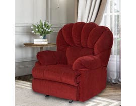 Fabric Recliner in Red 8530
