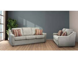 Flair furniture 2pc Chenille Sofa & Loveseat in Grey 9466