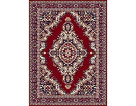 Midas 5X8 Area Rug in Red/ Blue 1020-X0122