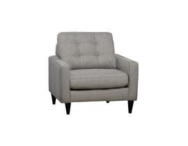 SBF Upholstery Rebel Series Fabric Chair in Ash Grey 4326