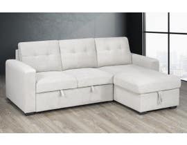 Brassex Jade Sectional Sofa Bed in Beige 535-LG