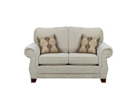 SBF Upholstery Kingston Collection Fabric Loveseat in Sage Beige 1683-2