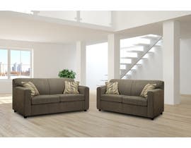 Sofa by Fancy 2pc Sofa Set in Darwin anthracite 2600