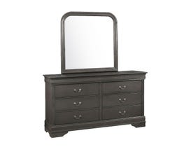 Furniture Casey Series Dresser & Mirror in Grey C4934A