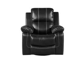 Fresh Leather Air Recliner in Black 6020