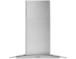Whirlpool 30" Curved Glass Wall Mount Range Hood in Stainless Steel WVW51UC0LS