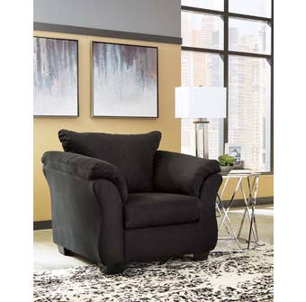 Signature Design by Ashley Fabric Chair in Black 7500820
