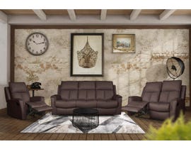 Bianca Series 3pc Power Reclining Sofa Set in Brown 8183-16-26-36a