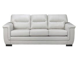 A&C Furniture Leather Air Sofa in Grey 6150