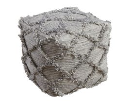 Signature Design by Ashley Adelphie Series Pouf in Natural Grey A1000388