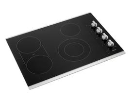 Maytag 30 inch 4-Element Electric Cooktop with Reversible Grill and Griddle in Stainless Steel MEC8830HS