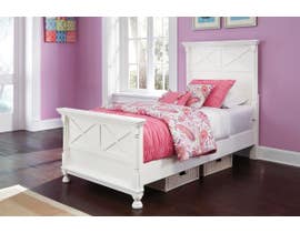 Signature Design by Ashley Bedroom Kaslyn Series 3pc Twin Bed in White B502
