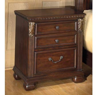 Signature Design by Ashley Leahlyn Nightstand in Warm Brown B526