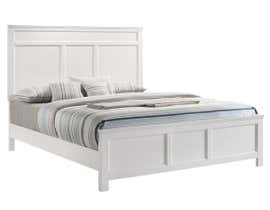 Andover Series Full Bed in White B677W