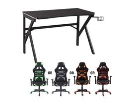Brassex 2pc Joy Table and Chair Gaming Set 1116171819