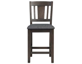 High Society Cash Collection Wood Dining Chair in Distressed Espresso DCS100