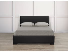 Brassex Modern Upholstery Platform Bed in Black 