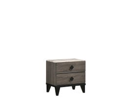 Flair Penrith Series Nightstand in Grey