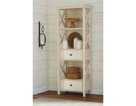 Signature Design by Ashley Bolanburg Series Display Cabinet in Antique White D647-76