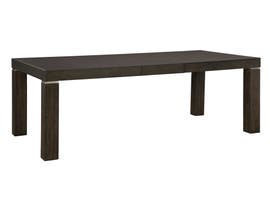 Signature Design by Ashley Hyndell Series Rectangular Extending Dining Table in Dark Brown D731-35