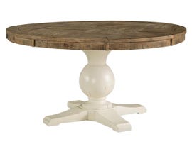 Signature Design by Ashley Dining Room Table in White/Light Brown D754D5