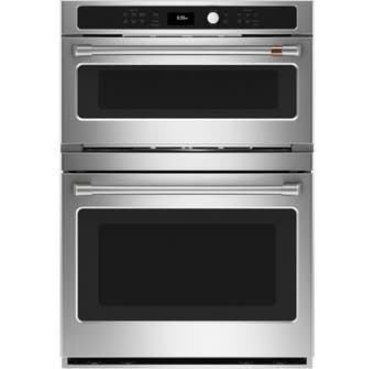 GE Café™ 30 in. Combination Double Wall Oven with Convection and Advantium® Technology CTC912P2NS1
