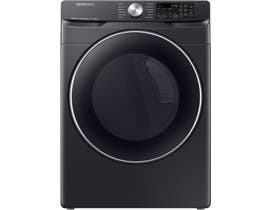 Samsung 27 inch 7.5 cu. ft. Smart Electric Dryer with Steam Sanitize+ in Black Stainless Steel DVE45R6300V