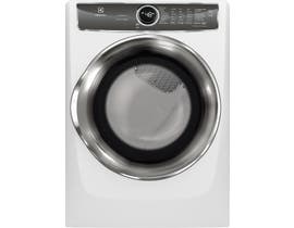 Electrolux 27 inch 8.0 cu. ft. Perfect Steam Gas Dryer with Instant Refresh in White EFMG627UIW