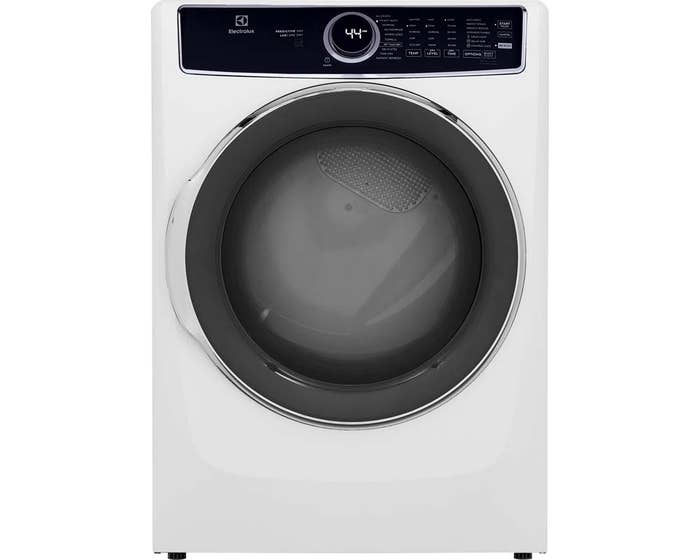 Electrolux 8.0 cu.ft. Front Load Perfect Steam™ Electric Dryer with Predictive Dry™ and Instant Refresh in White ELFE753CAW