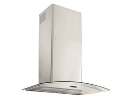 Broan Elite 30 inch 400 CFM Convertible Wall-Mount Curved Glass Chimney Range Hood in Stainless Steel EW4630SS