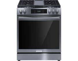 Frigidaire Gallery 30" 6.1 cu.ft. Gas Range with Air Fry and Slow Cook GCFG3060BD