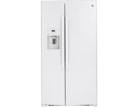GE Appliances 25.1 cu. ft. Side-By-Side Refrigerator in White GSS25IGNWW