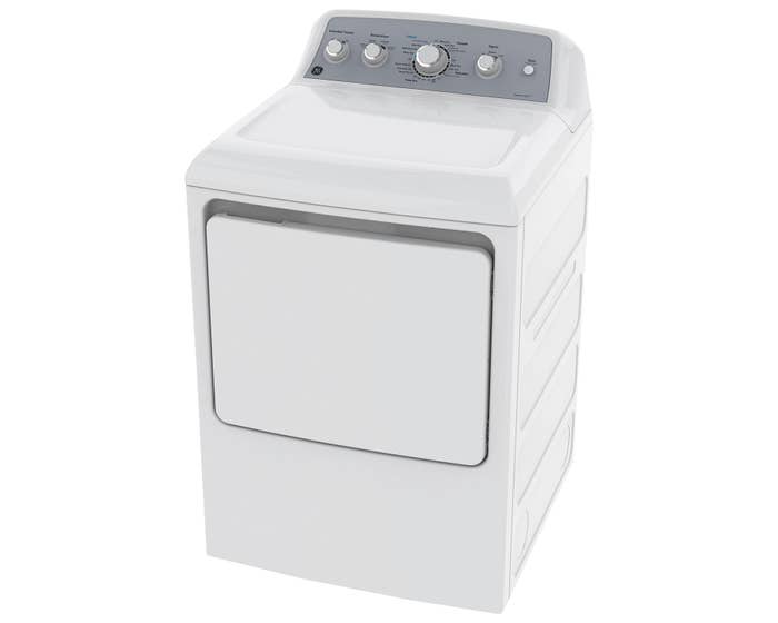 GE 27 inch 7.2 cu ft. Gas dryer in White GTD45GBMKWS