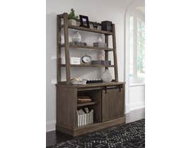 Signature Design by Ashley Luxenford Series Home office large Credenza with desk hutch in Grayish Brown H741-46-49