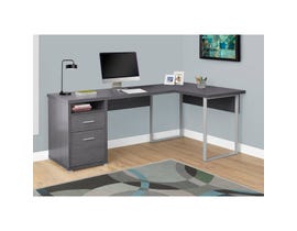 MONARCH Computer Desk - 80"L / GREY LEFT OR RIGHT FACING