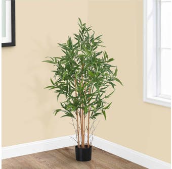 Monarch 50" Indoor Bamboo Tree Artificial Plant In a 5" Pot I 9563