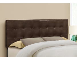 Monarch Leather-look Headboard in Brown I6000