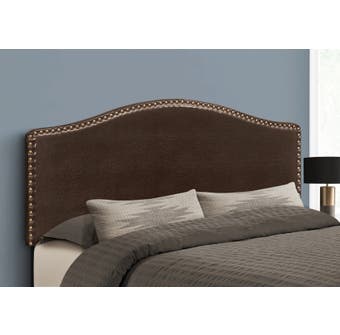 Monarch Leather-look Headboard in Brown I6010
