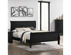 Louis Philippe Bed in Black B11458-B