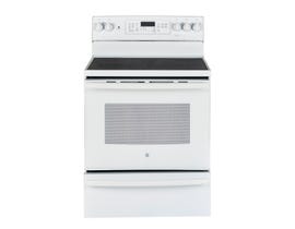 GE Appliances 30 inch 5.0 cu. ft. Free Standing Electric Range in White JCB860DKWW