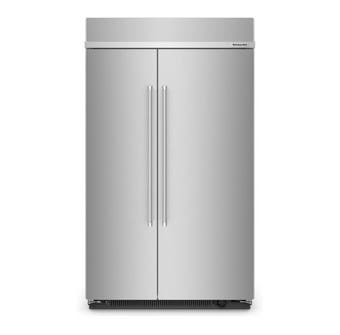 KitchenAid 30 Cu. Ft. Built-In Side-by-Side Refrigerator KBSN708MPS