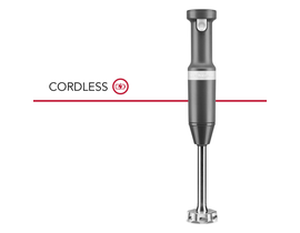 KitchenAid Cordless Variable Speed Hand Blender in Charcoal Grey KHBBV53DG