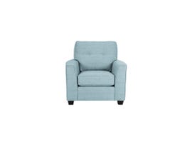 Decor-Rest Rico Collection Fabric Chair in Maxie Sky 2967