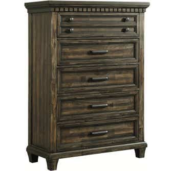 High Society McCabe Collection Chest with USB in Smokey Gray Oak MB600CH