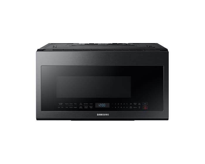 Samsung 30 inch 2.1 cu.ft. Over-the-range Microwave in Black Stainless ME21M706BAG