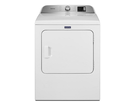 Maytag 29 inch 7.0 cu. ft. Top Load Gas Dryer with Advanced Moisture Sensing in White MGD6200KW