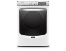 Maytag 27 inch 7.3 cu. ft. Smart Gas Dryer with Extra Power and Advanced Moisture Sensing in White MGD8630HW